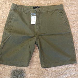 Saks Blue Hunter Green Shorts